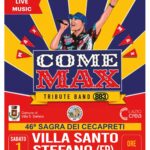Il 1° agosto 2026 arriva la tribute band degli 883 “Come Max”