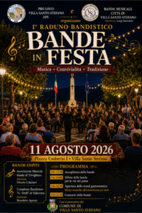 I° Raduno Bandistico “Bande in Festa”: Villa Santo Stefano celebra la musica e la comunità